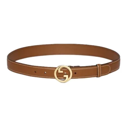 GUCCI Blondie Logo Plaque Belt