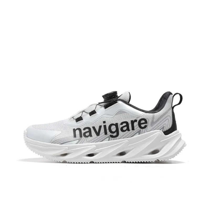 NAVIGARE Trendy Jogger Running Shoes Men Low Top Black/White Gray/White Sapphire Blue-10