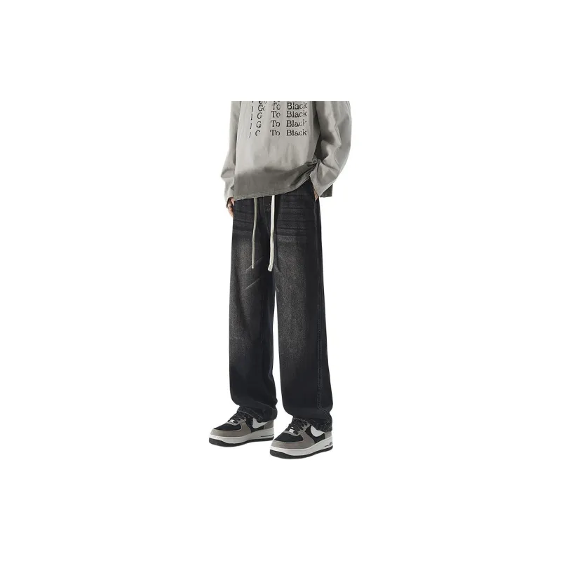 IJRJ Jeans Unisex Distressed Gray-3