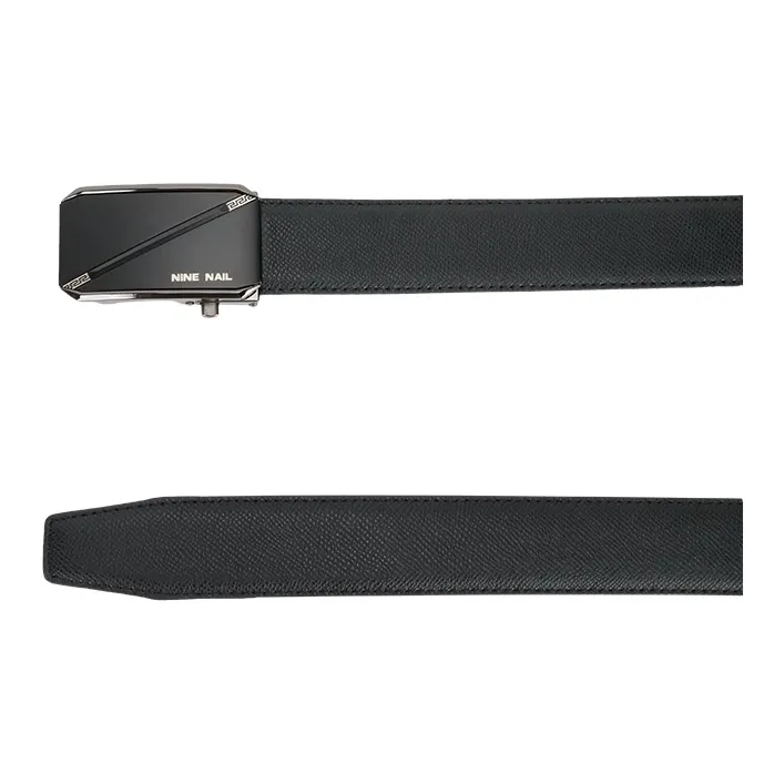 NINE NAIL Cow Leather Leather Belts Men's Width  3.5cm-3