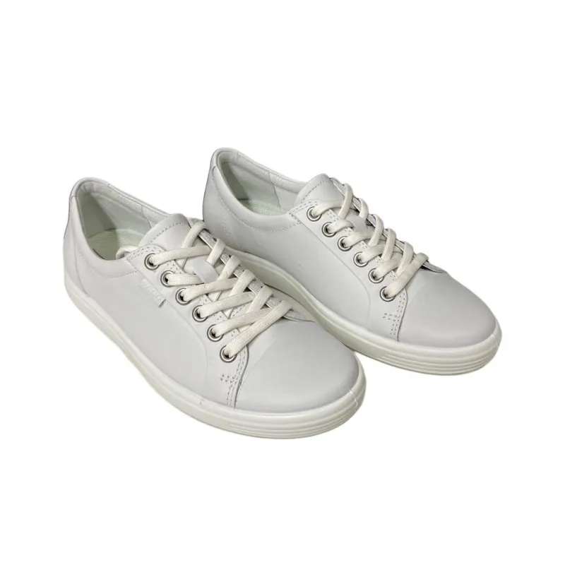 Ecco Soft 7 Slip Resistant Shock Absorbers With Abrasion Resistant Properties Low Top Skateboard Shoes Women's White-2