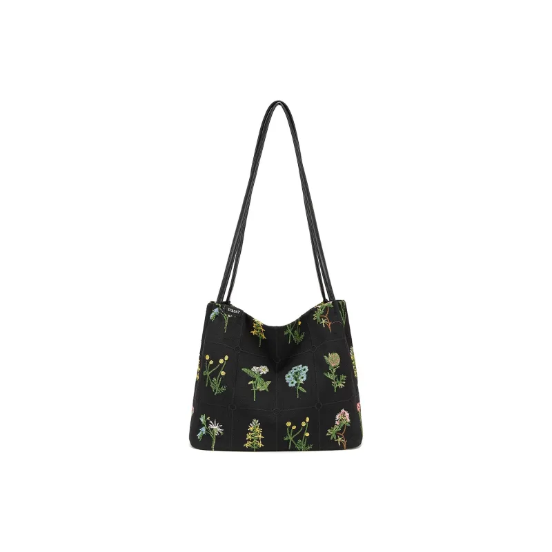 ST&SAT Fabric One Shoulder Handbags Regular Women's Black-0