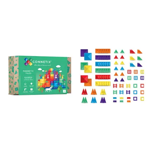 CONNETIX 마그네틱 패드 마그네틱 막대 마그네틱 블록