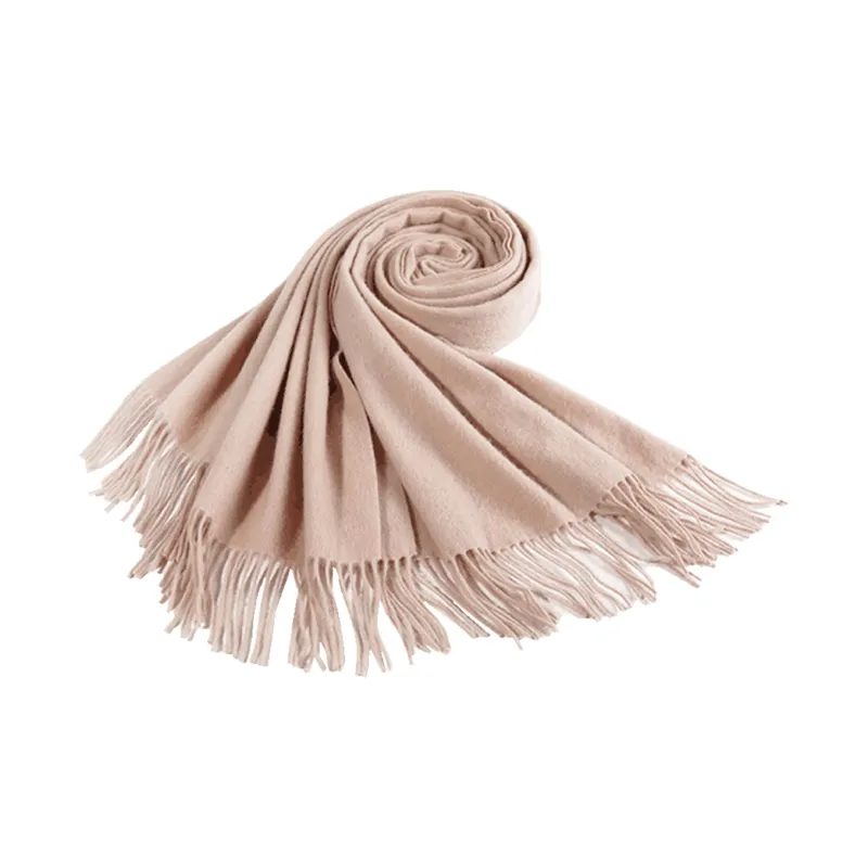 Shanghai Story Sheep Wool Knit Scarves Women's Red Shawl-1