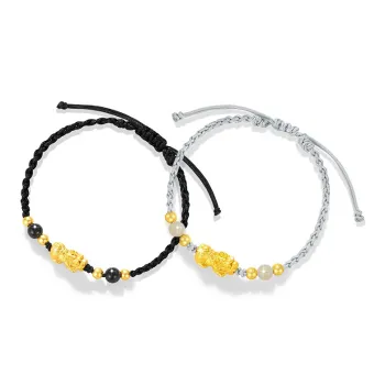 Mini&yaya Hetian Jade Bracelets Pale Greenish White Jade Unisex