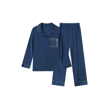 GOSO Pajama Set Men's Royal Blue