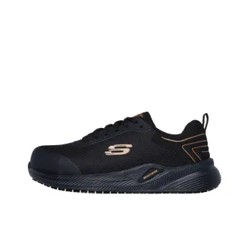 Skechers Work Wear-Resistant Low-Top Casual Shoes Women's Black
