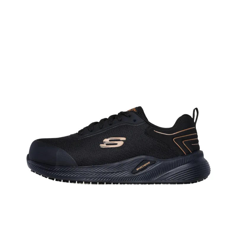 Skechers Work Wear-Resistant Low-Top Casual Shoes Women's Black-0