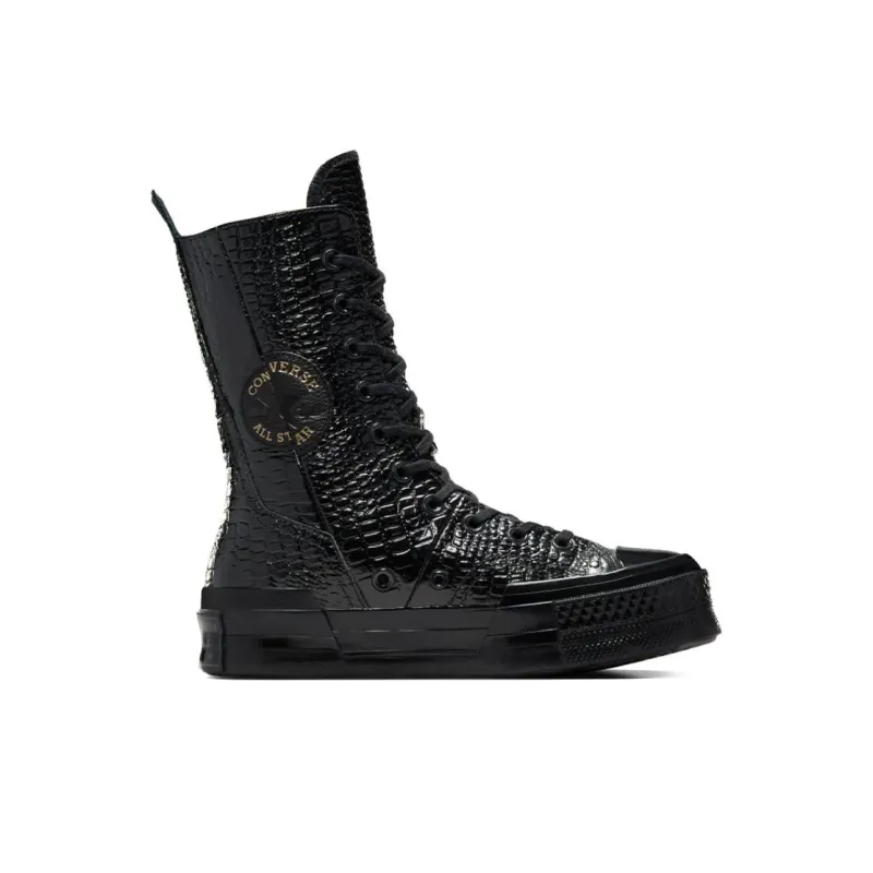 Converse Women's Chuck 70 Plus X High 'Black Croc'-1