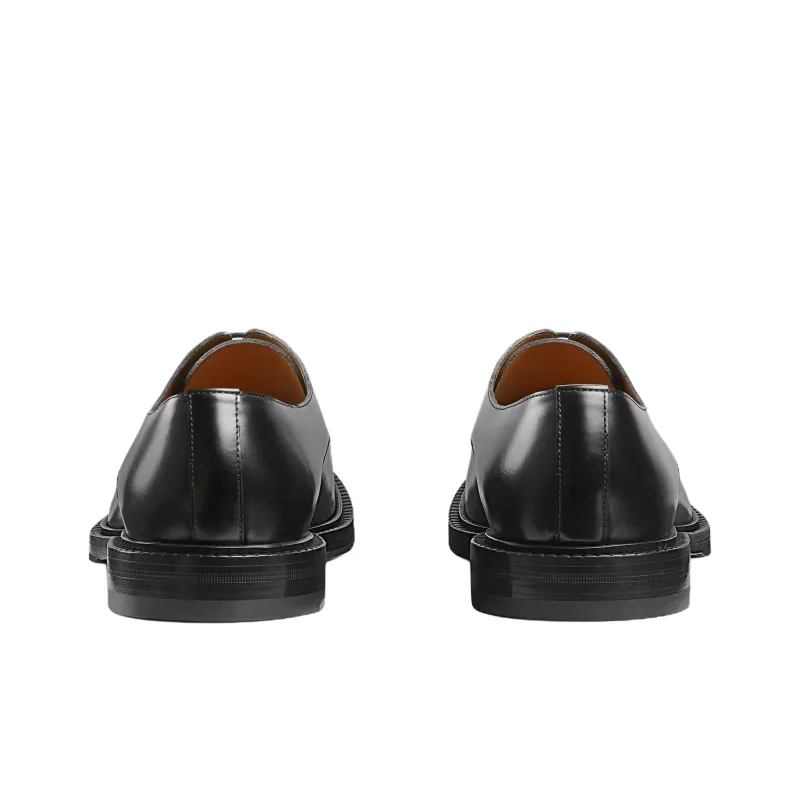 GUCCI Dress Shoes Men Low Top Black-4