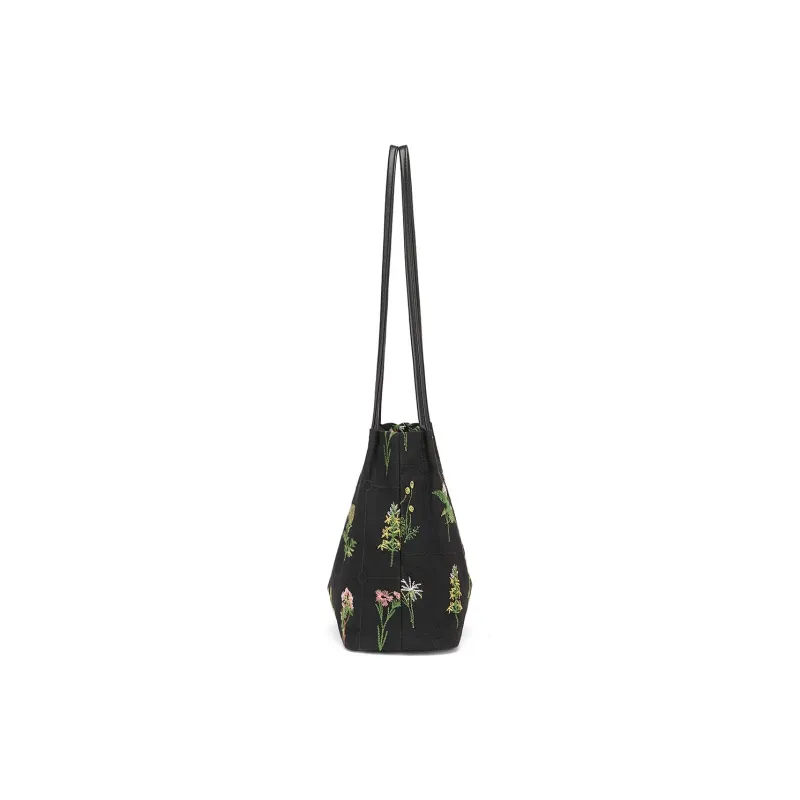 ST&SAT Fabric One Shoulder Handbags Regular Women's Black-2
