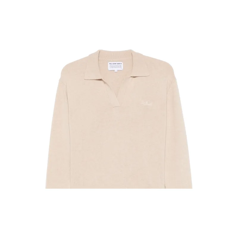 MC2 Saint Barth Eze Long Sleeved Polo Jumper-2