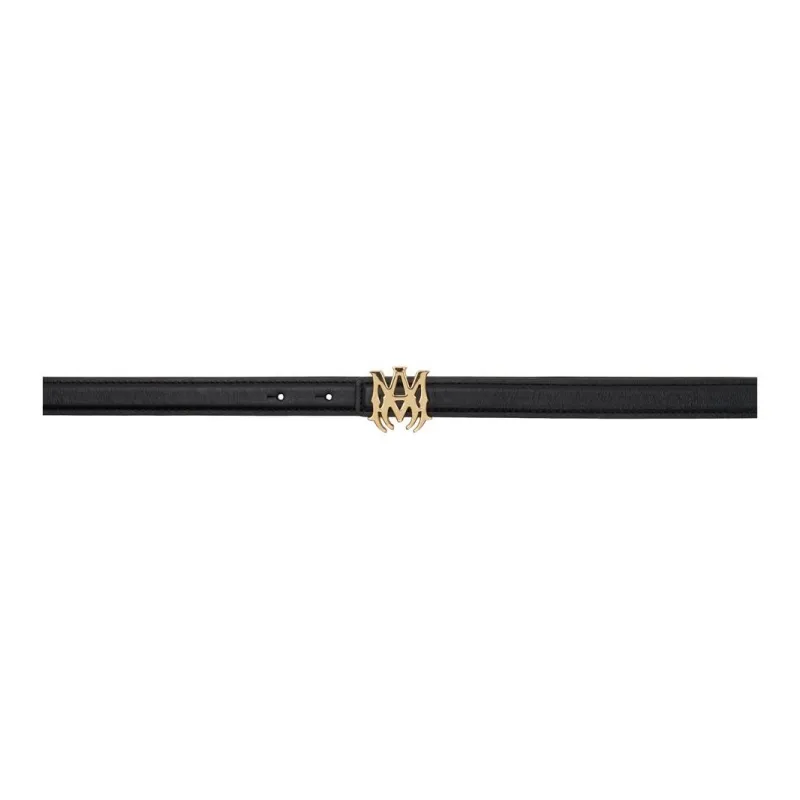 AMIRI Leather Leather Belts Men's Black Width: 2.5CM-0