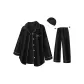 Black-2 Pcs Pocket