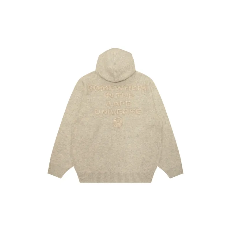 Aape By *A Bathing APE® Moonface logo Zip up Cardigan-3