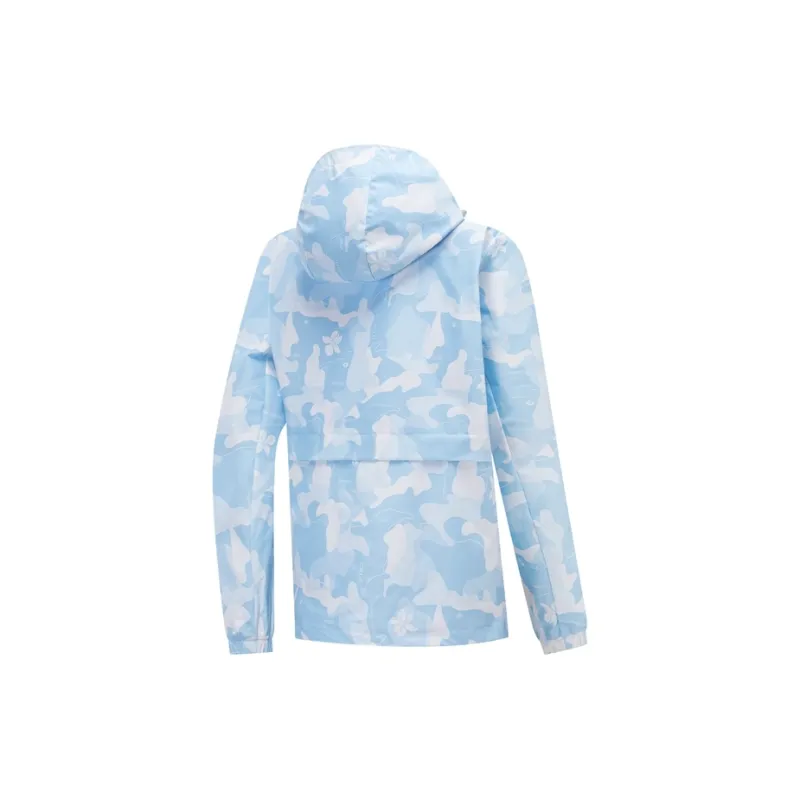 XTEP Variety Training Collection Trench Coat Women's Azure Blue-1