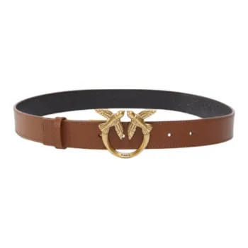 PINKO Double Face Love Birds Buckled Belt