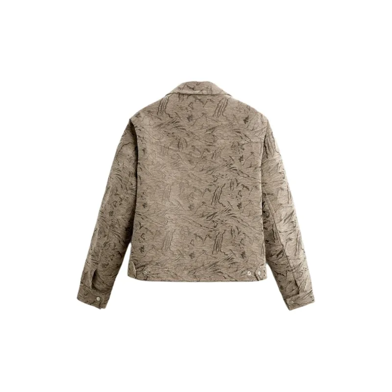 ZARA Jackets Men Beige-1