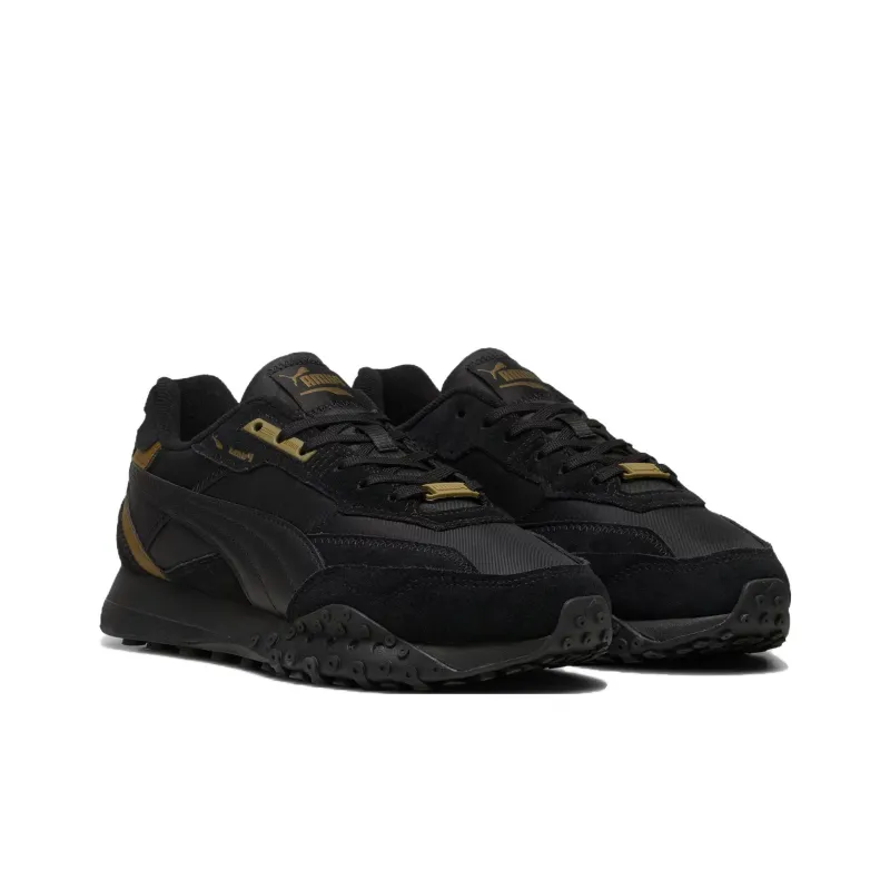 PUMA Blktop Rider Anti Slip Wear Resistant Low Top Casual Shoes Men's Black-3