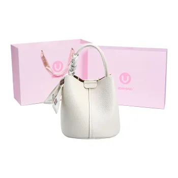 ZAVC PU Handbag Women's White/Black/Gray/Beige Yellow