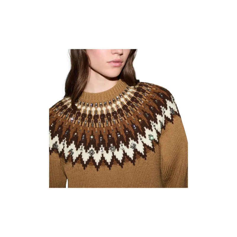 GUCCI Norwegian Jacquard Knit Sweater-4