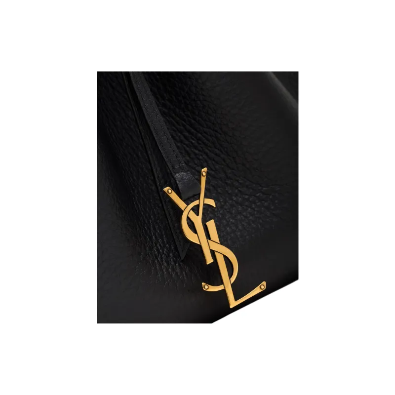 SAINT LAURENT Paris VII Small Hobo Leather Handbags-5