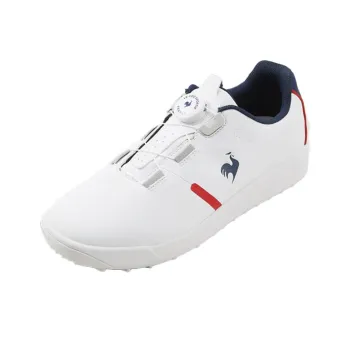 Le Coq Sportif Anti Slip Wear Resistant Low Top Golf Shoes Unisex White