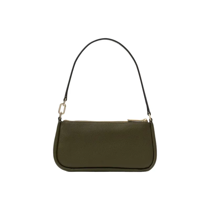 Kate Spade Litchi Grain Leather Shoulder Bag, Handbag, Shoulder Bag Women's Green-2