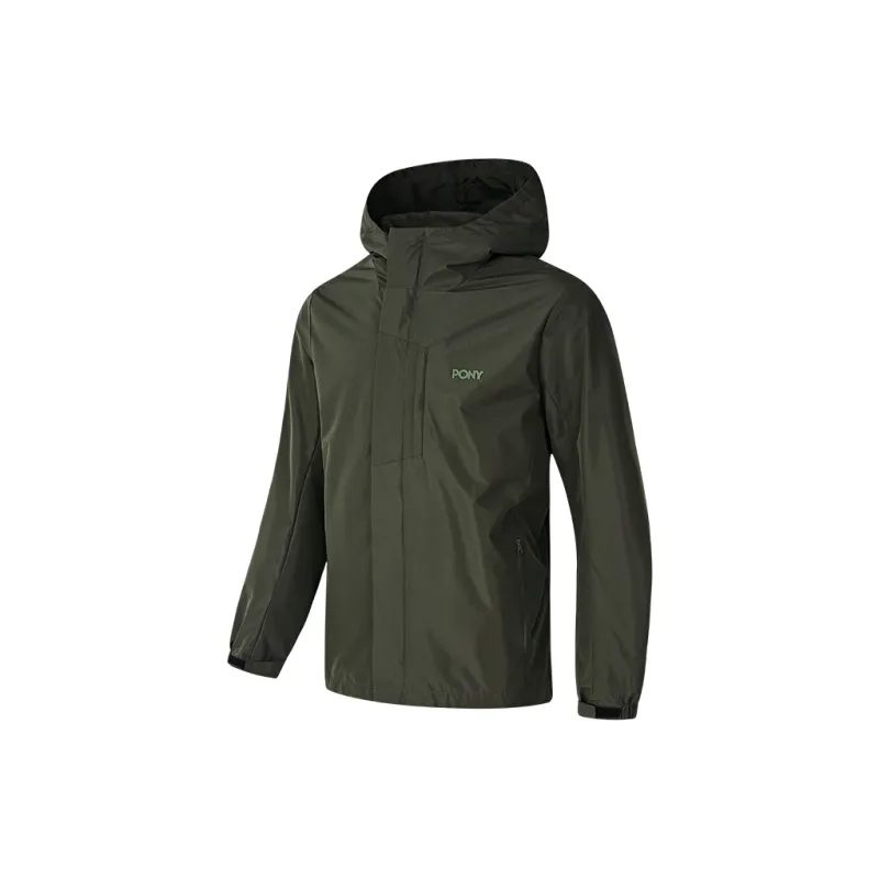 PONY Jackets Coats Unisex Brown Green-2
