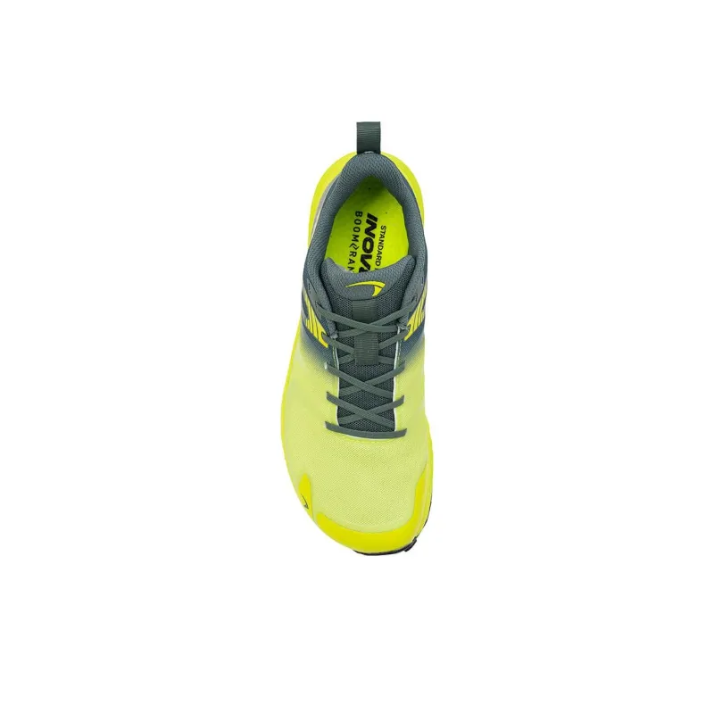 INOV-8 Anti-Slip Wear-Resistant Low-Top Trail Running Running Shoes Men's Yellow Gray-3