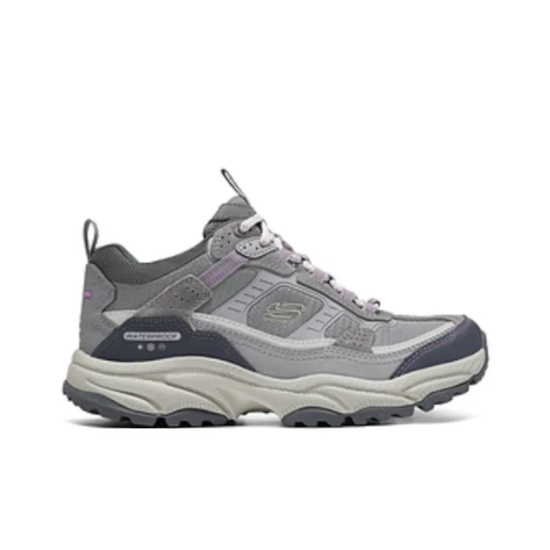 Skechers OUTDOOR Anti Slip Wear Resistant Mid Top Hiking Shoes Women's Purple-1