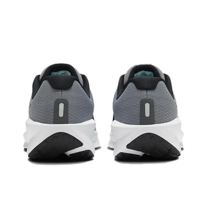 Nike DOWNSHIFTER 13 Anti Slip Wear Resistant Low Top Casual Running Shoes Men's Gray White Green-4