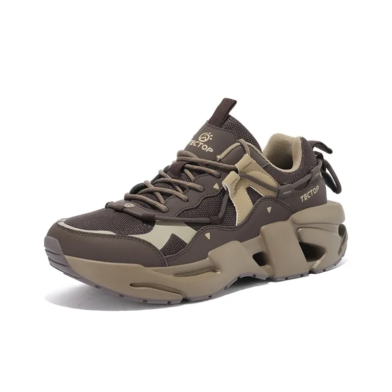 Tectop Wear-Resistant Breathable Height Increasing Low-Top Casual Shoes Men's-2