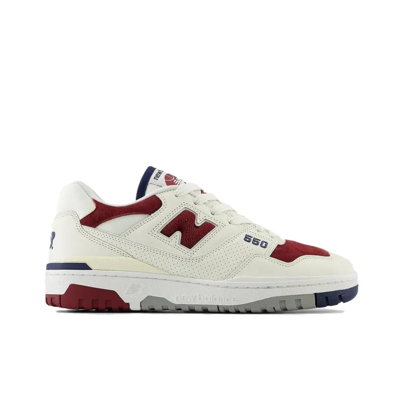 New Balance 550 Maroon Navy-1