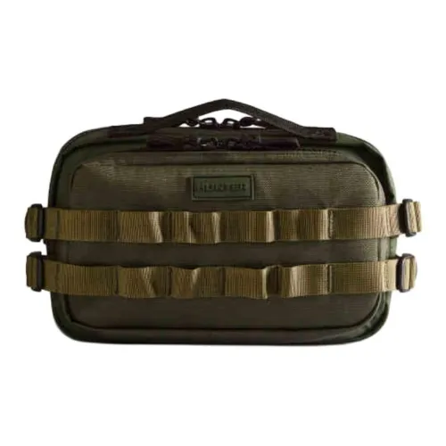 HUNTER Polyester One Shoulder Handbag, Crossbody Bag Unisex Dark Fruit Green