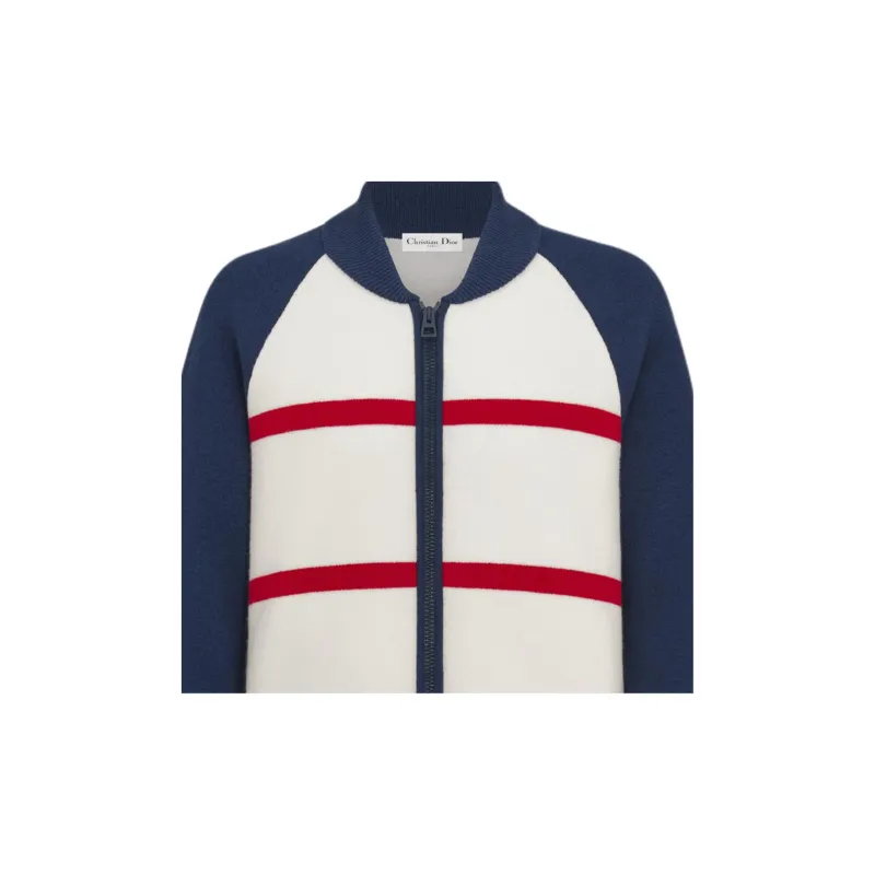 DIOR Dioralps Jackets Coats Women's Blue White-4
