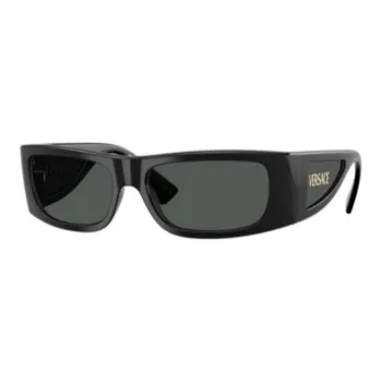 VERSACE Rectangle Sunglasses Gray