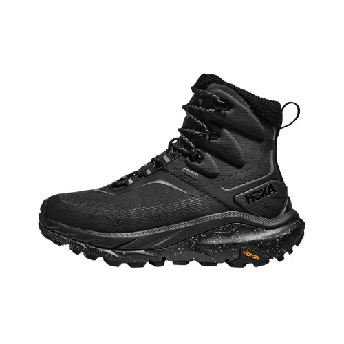 HOKA ONE ONE Kaha 2 Anti Slip Wear Resistant High Top Trekking Shoes Women's Black
