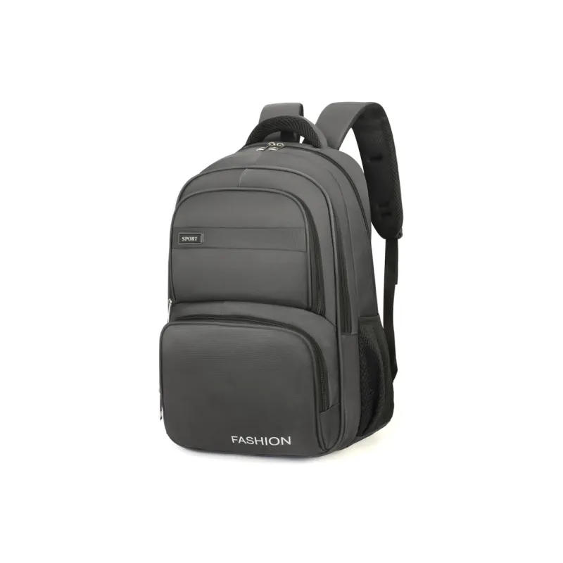 Gorora Oxford Backpack Regular Men's Gray Black Blue-0