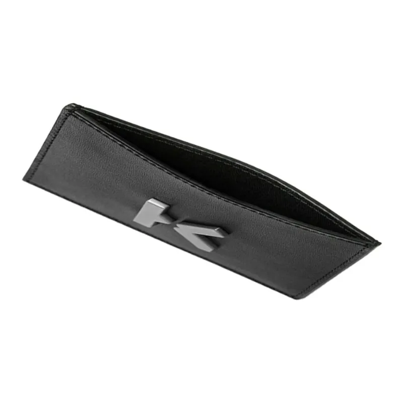 KENZO Cow Leather Card Holder Regular Unisex Black-3