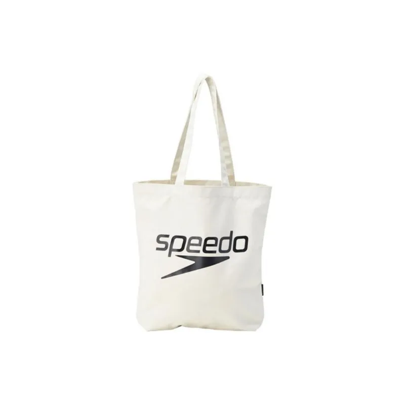 Speedo Cotton Tote Bag, Shopping Bag, Handbag, Shoulder Bag Unisex White-0