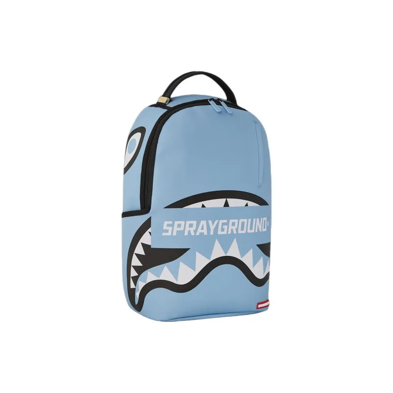 SPRAYGROUND Artificial Leather Backpack Unisex Blue-1