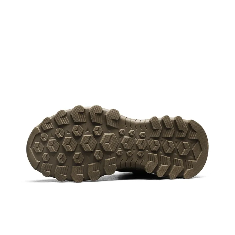 Jeep Fall New Arrival Work Boots Height Increasing Wear-Resistant Slip-Resistant Mid-Top Hiking Hiking Shoes Men's-9