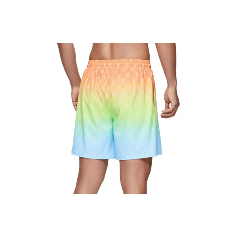 BALNEAIRE Beach Shorts Men's Fresh Orange Yellow Blue-3