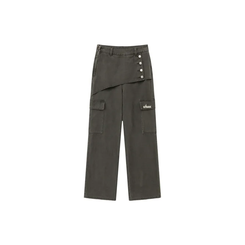 CHUU Casual Pants Women's Carbon Gray-1