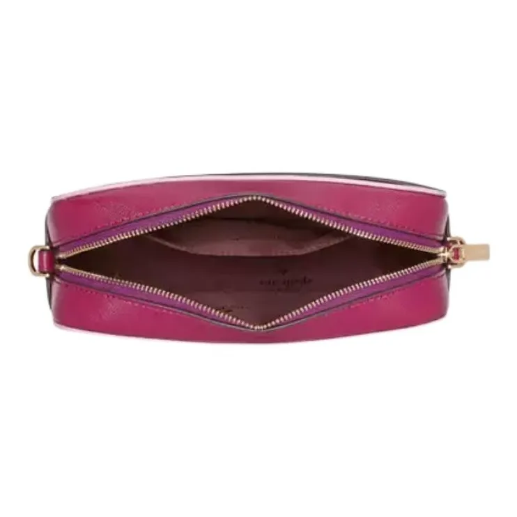 Kate Spade Patent Leather Crossbody Bag Shoulder Bag Mini Women's Burgundy-3