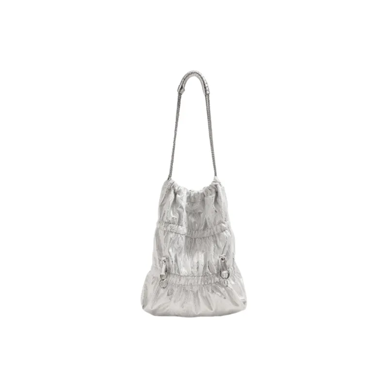 NOMK PU Handbag, Shoulder Bag Women's White/Black-0