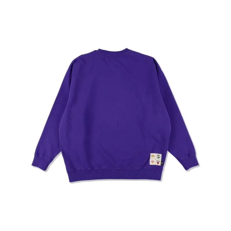 Nba X WIND AND SEA NBA X PARAPPA THE RAPPER Collaboration Sweatshirts Unisex Navy-1