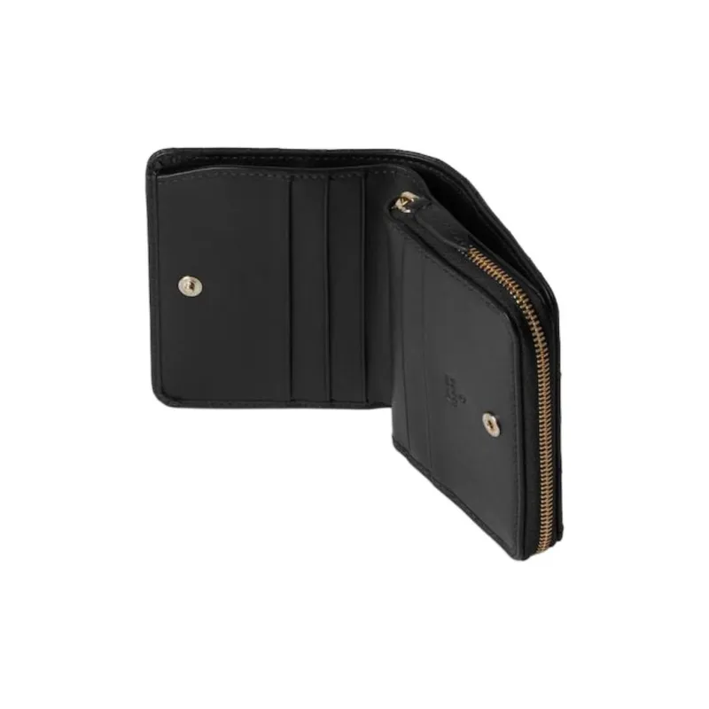 GUCCI GG Marmont Leather Wallet Mini Women's Black-5