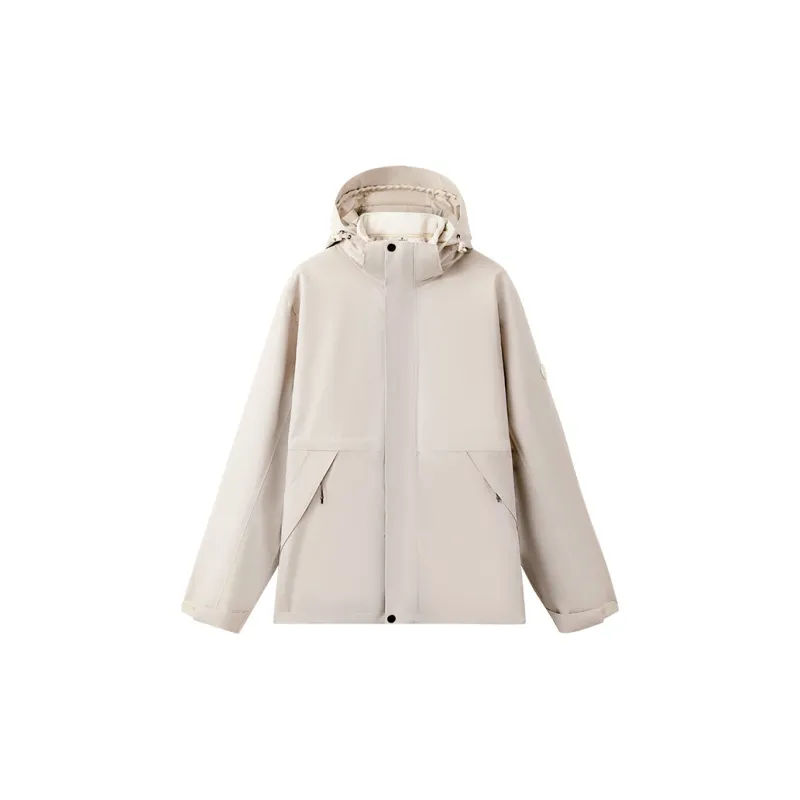 XIAOYEHEZI Water-Resistant Windproof Water-Repellent Wear-Resistant Warm Anti-Static Windbreaker Jacket Unisex-5